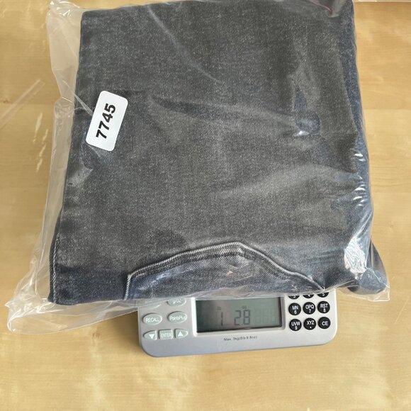 Frame Le One High Waist Crop Skinny Jeans In Hughes Size 2 Gray Denim - Picture 12 of 12